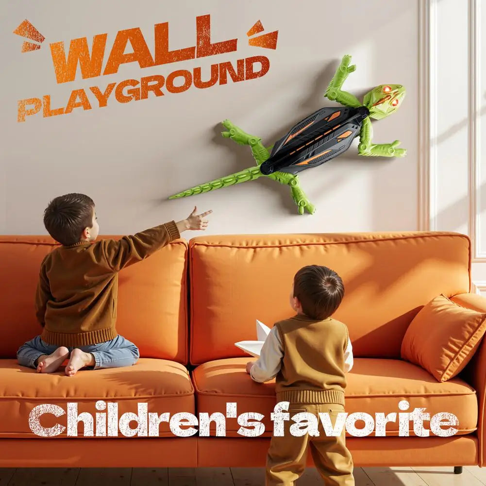 Realistic RC Wall Climbing Lizard Robot