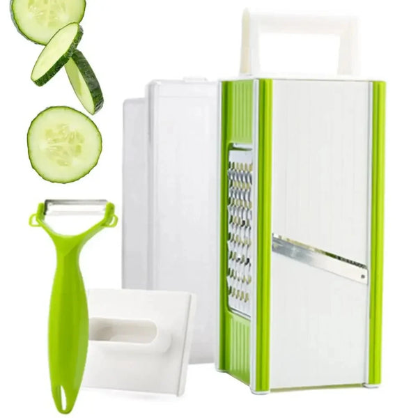 4-Sided Vegetable Chopper with Container