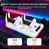 PS5 Cooling Stand with RGB Lighting & Dual Controller Charger