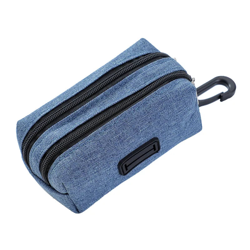 Compact Poop Bag Dispenser with Refill Holder