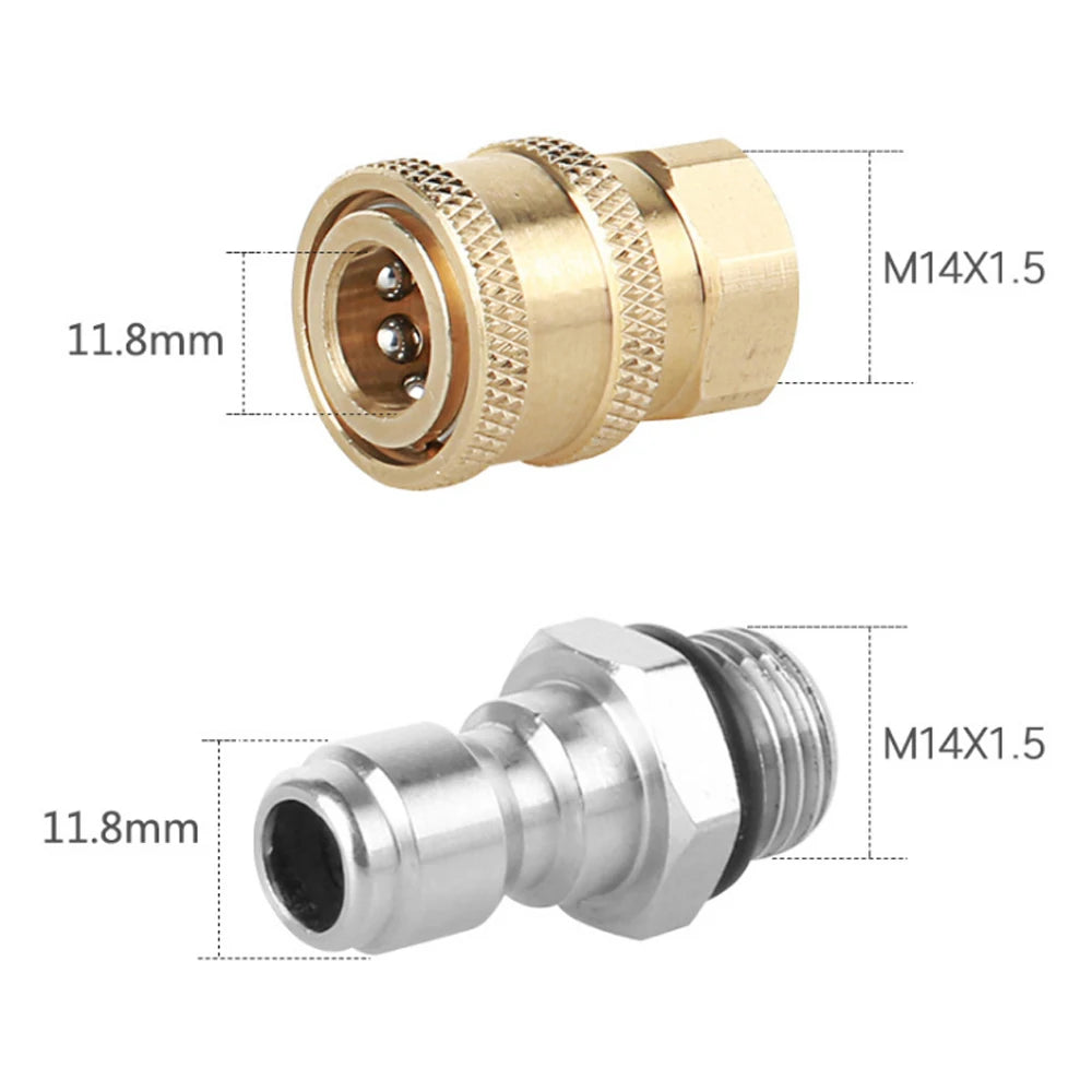 High-Pressure Washer Quick Connect Adapter Set (M14 x 1.5)