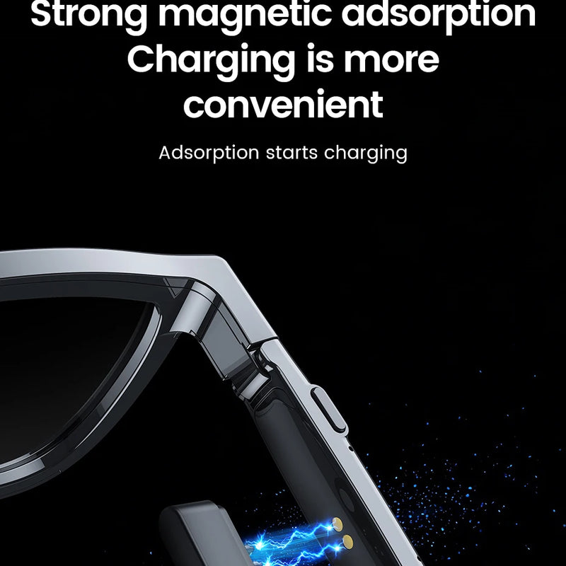 Smart Audio Glasses with AI Translation & Color-Changing Lenses