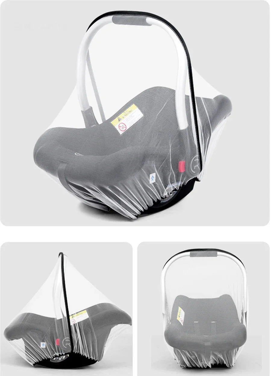 Universal Baby Stroller Mosquito Net with Elastic Edge