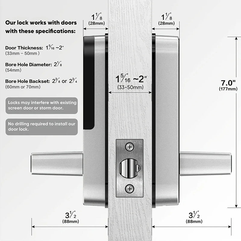 Smart Fingerprint Door Lock with WiFi App Control