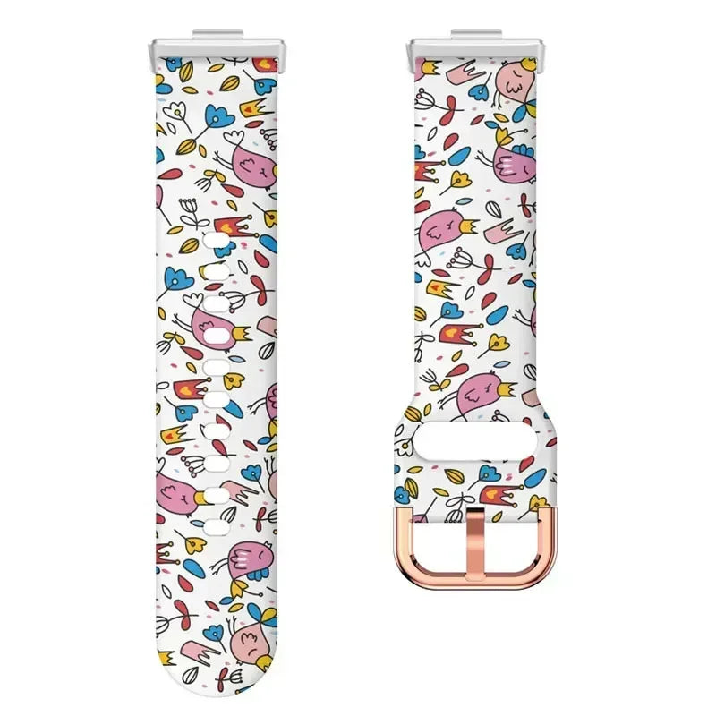 Silicone Printed Replacement Watch Band for Huawei Fit 3, 4 & 4 Pro