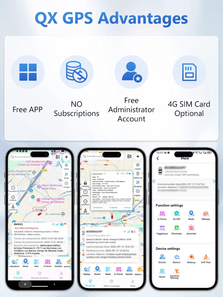 4G GPS Vehicle Tracker with Long Battery Life and Geo-Fence Alerts