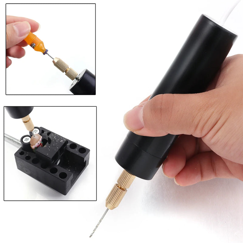 Taladro eléctrico mini USB para manualidades de precisión