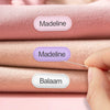Washable Iron-On Name Labels for Kids' Clothing