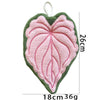 Leaf Design Ultra-Absorbent Quick-Dry Hand Towel with Hanging Loop