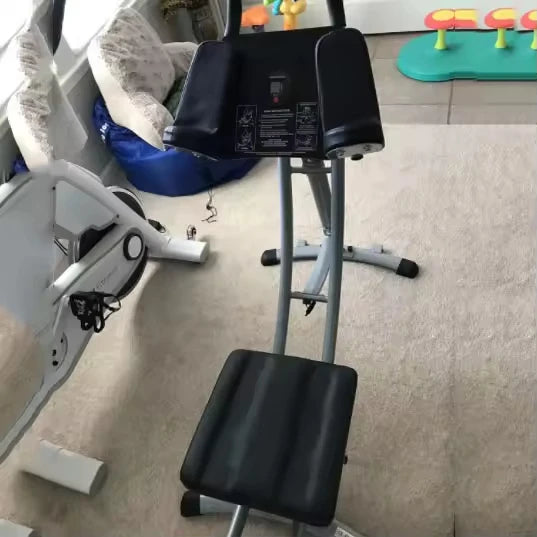 Foldable Ab Trainer with Adjustable Resistance
