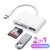 USB-C 3-in-1 Card Reader for SD and TF Cards