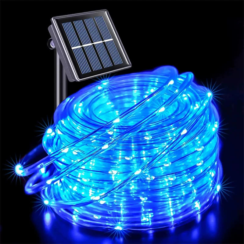 Solar-Powered LED Fairy String Lights