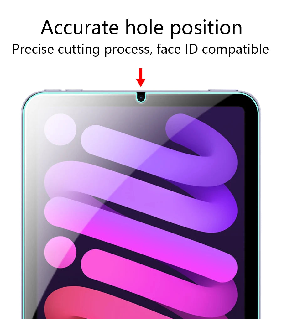 Ultra-Clear Tempered Glass Screen Protector for iPad