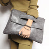 Women's Envelope Clutch Bag with Crossbody Strap