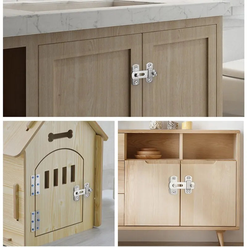 Stainless Steel Hook and Eye Door Latch