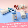 Botella de Agua de Acero Inoxidable Aislada para Niños con Pajita