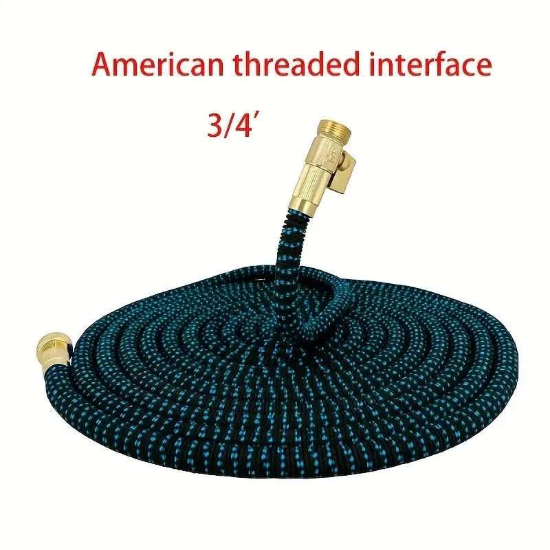 Expandable Garden Hose with Spray Nozzle