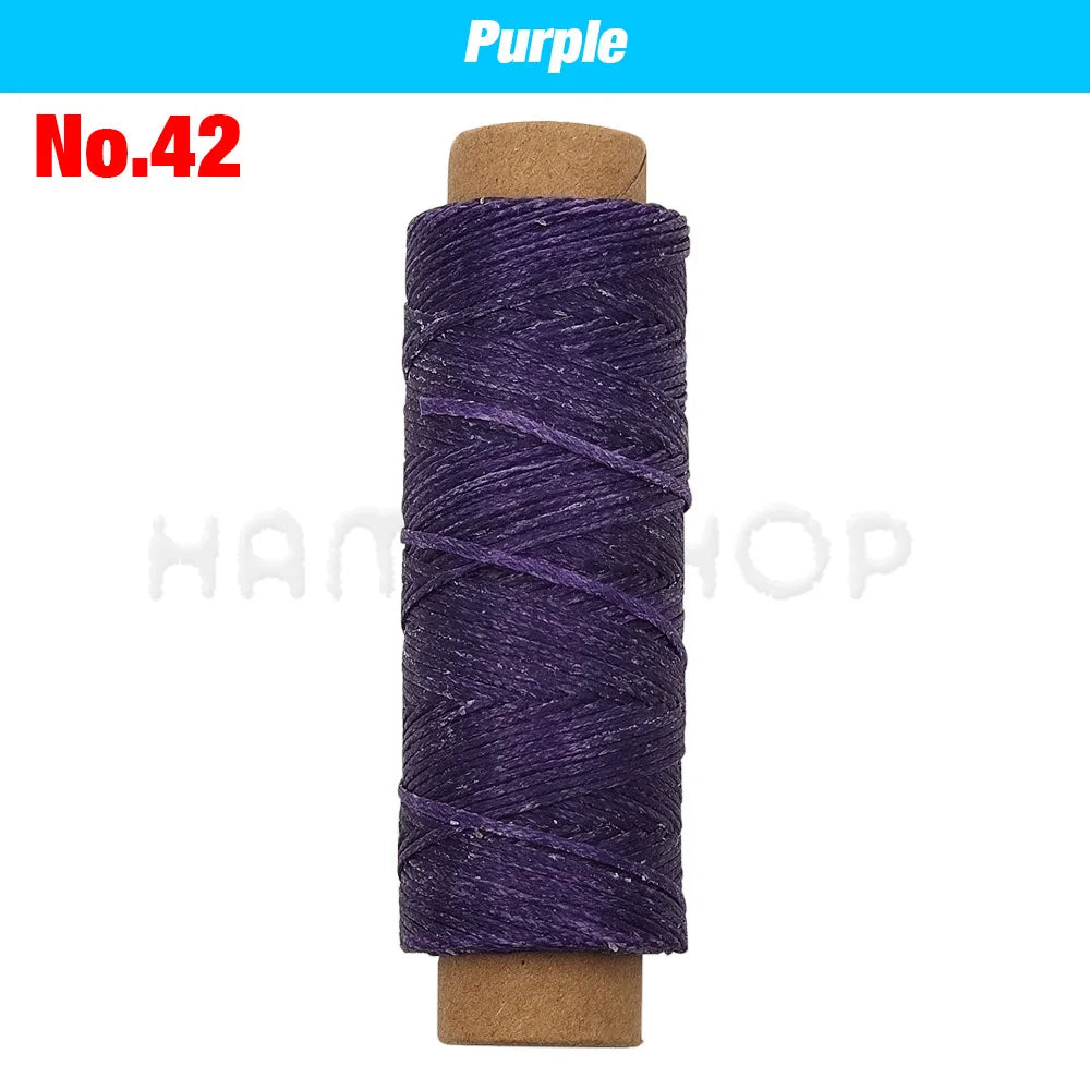 Flat Waxed Polyester Thread for Leathercraft and Sewing