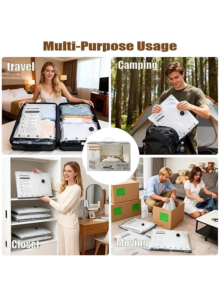 Cordless Vacuum Storage Set with Rechargeable Pump