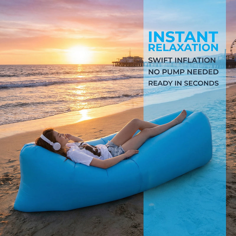 Tragbarer aufblasbarer Lounger