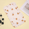 Soft Muslin Gauze Burp Cloths with Ruffle Trim (4-Pack)