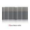 Erasable Gel Pen Refill Set - 0.5mm Tip (Blue, Black, Red)