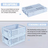 Collapsible Plastic Storage Baskets, Set of 2