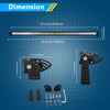 Single Row LED Light Bar for Off-Road Vehicles