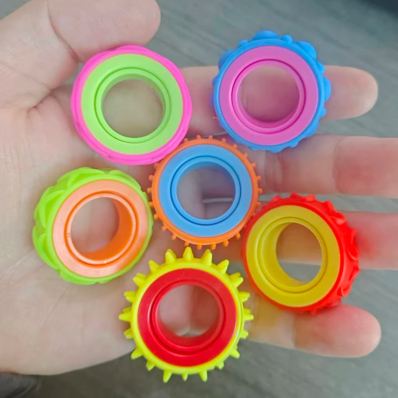 Anillos giratorios para el estrés - Set de 6