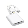 Lector de tarjetas SD y microSD con doble interfaz