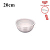 Juego de Bowls de Acero Inoxidable con Tapas Herméticas