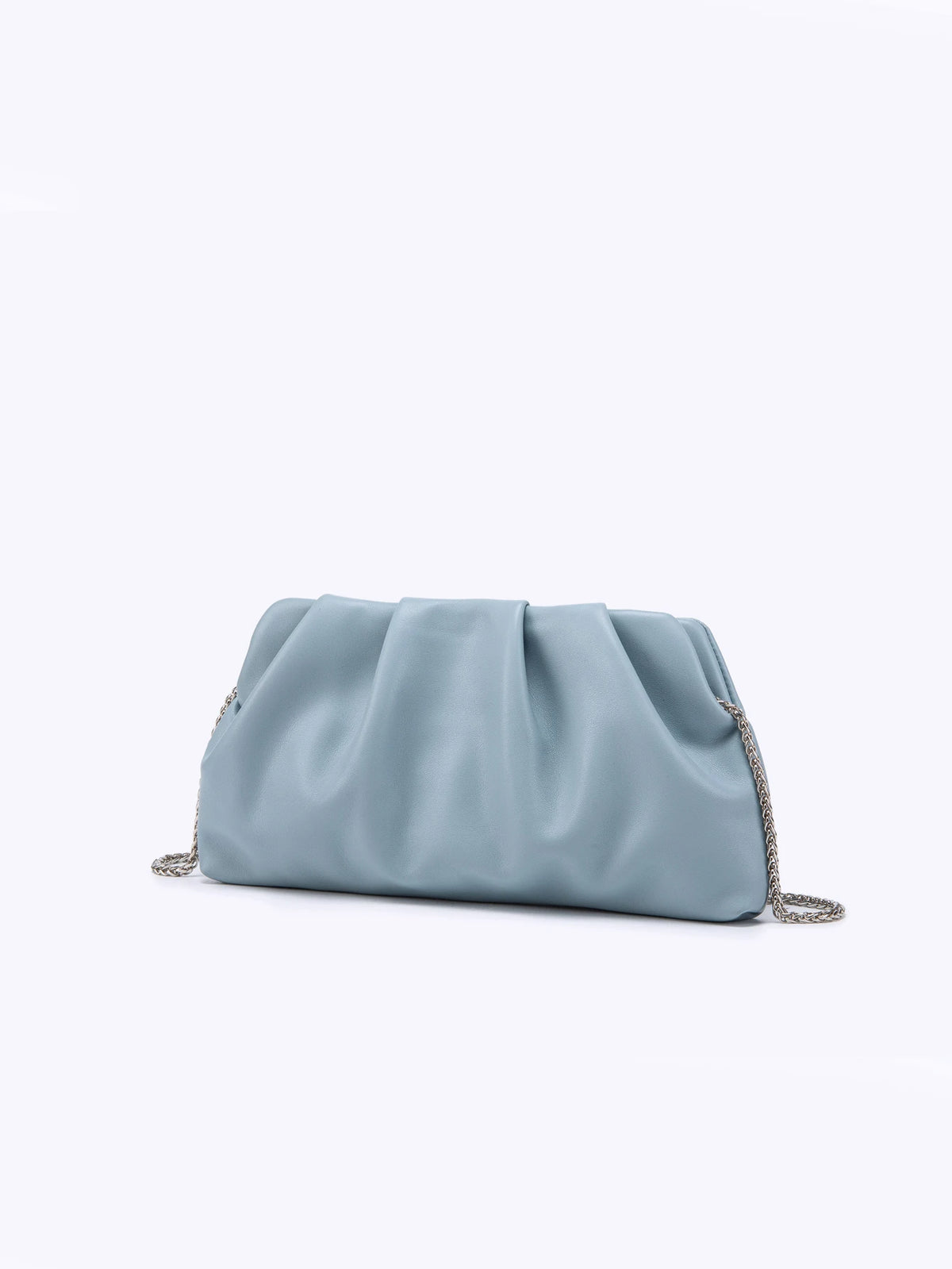Elegant Chain Shoulder Bag with Crystal Accents