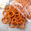 50-Pack Solid Color Elastic Hair Ties for Women & Girls