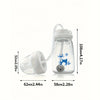 Hands-Free Self-Feeding Baby Bottle with Straw Brush (150ml)