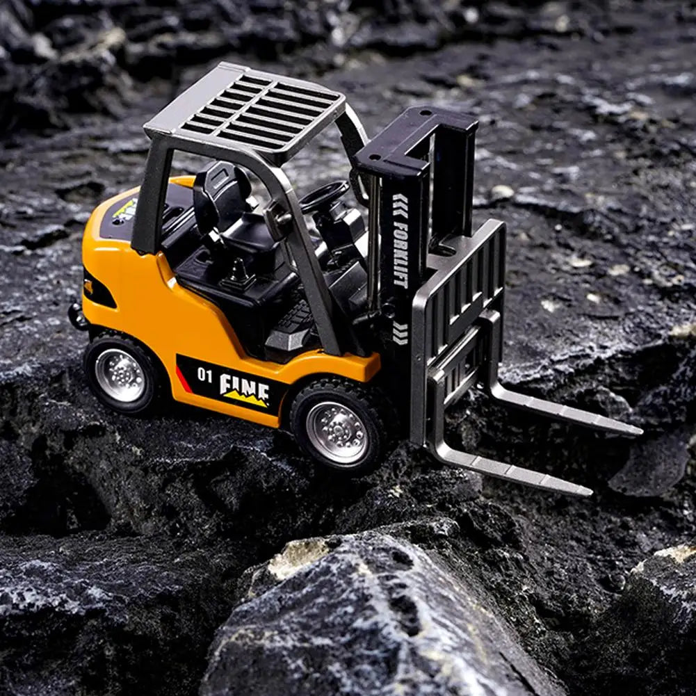 1:64 Scale Remote Control Forklift with Bluetooth and Realistic Lifting