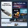 كابل USB-C إلى HDMI 2.1 - دقة 8K@60Hz / 4K@120Hz
