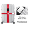 Anti-Theft Luggage Cross Strap with Adjustable Buckle