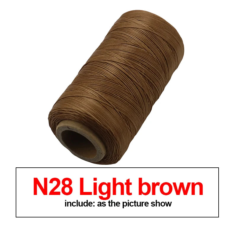 Flat Waxed Thread Spool for Leathercraft and DIY Projects