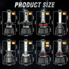 Super Bright LED Headlight Bulbs with 6000K White Light