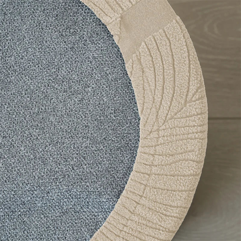 Jacquard Stretch Ottoman Cover with Elastic Edges