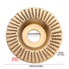 4-Inch Woodworking Sanding Shaping Disc for Angle Grinder