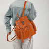 Gothic PU Leather Backpack with Rivet Accents