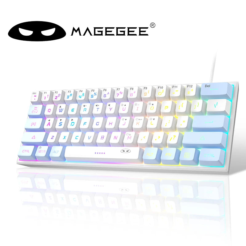 Compact 60% RGB Mechanical-Feel Keyboard