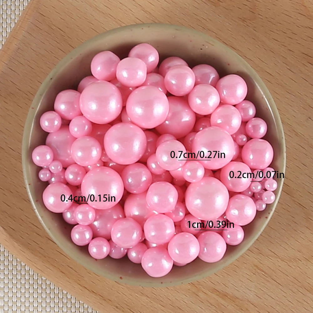 Pearl White Cake Decorative Balls for Baking & Desserts