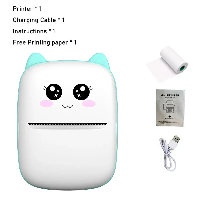 Portable Bluetooth Thermal Label & Photo Printer