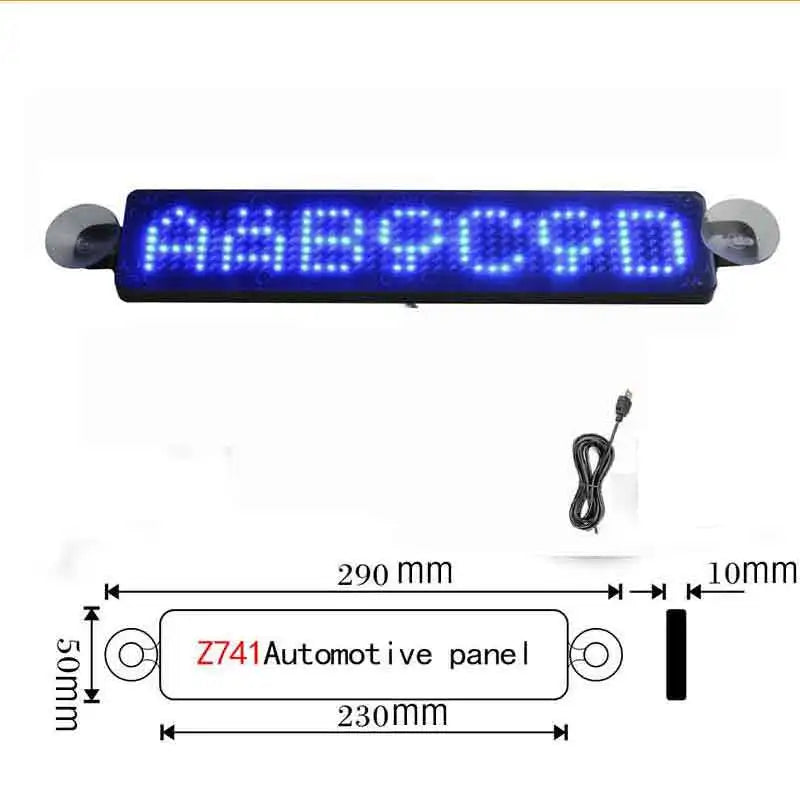 Smart LED Message Display Board for Cars