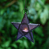 Forged Iron Star Hanging Candlestick