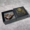 Golden Metal Revolver Dice Set for Tabletop RPGs