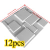 3D PVC Wall Panels - Waterproof Self-Adhesive