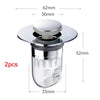 Universal Pop-Up Basin Drain Filter